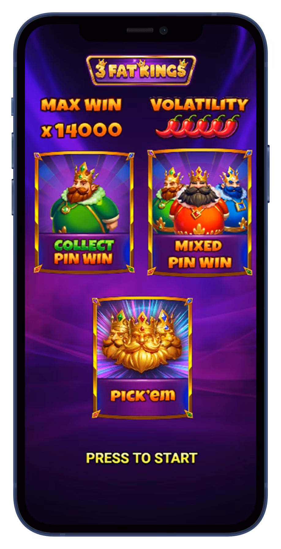 3 Fat Kings by Amigo Gaming — slot gameplay