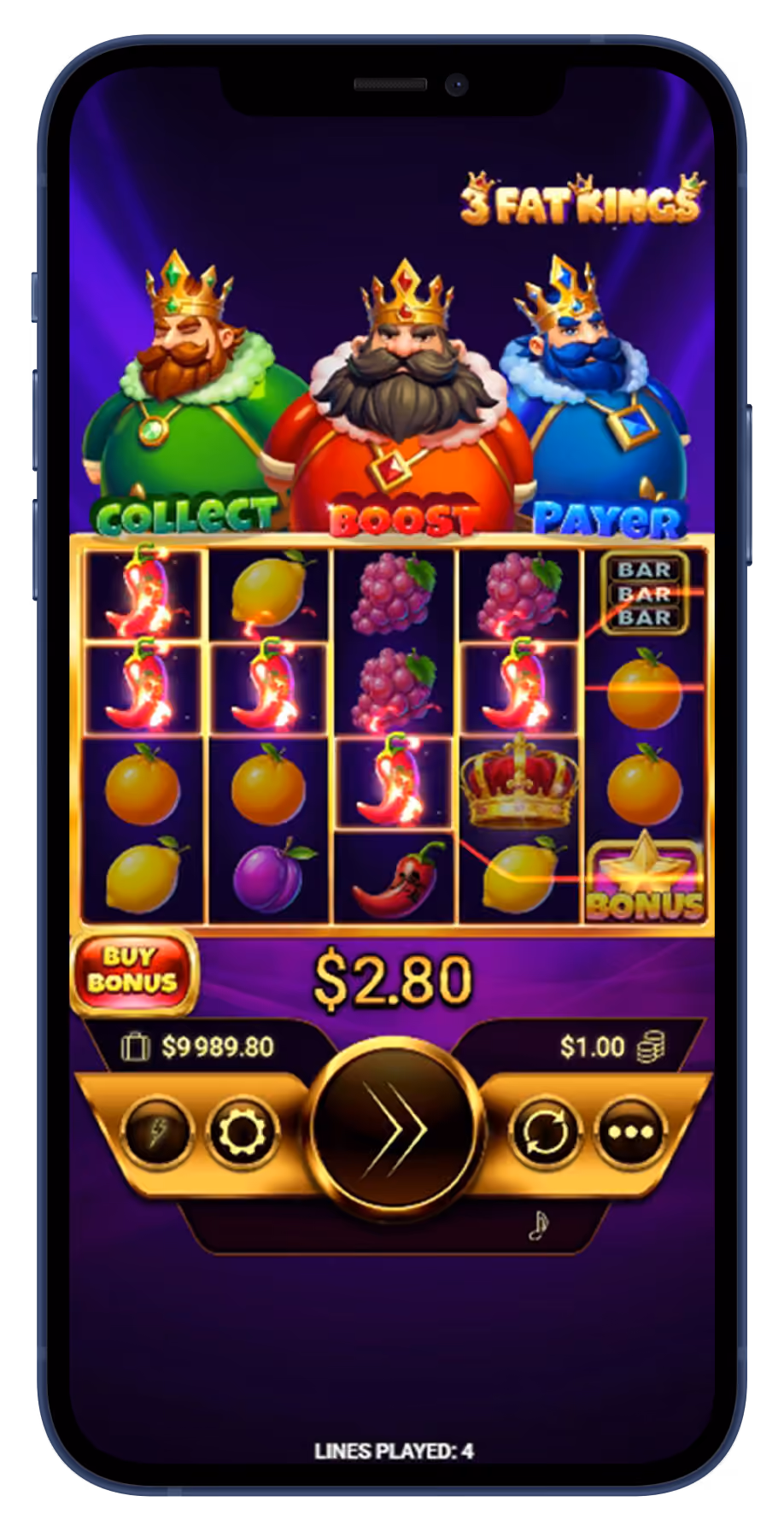 3 Fat Kings bonus feature
